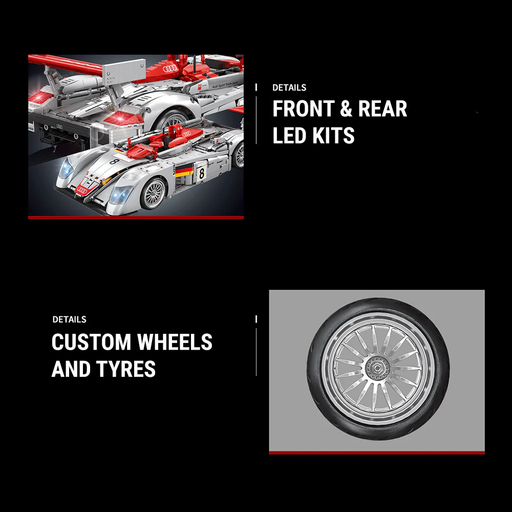 Audi R8 LM-P 2000 | Bole Brick YC-23044 - secundaire afbeelding 1