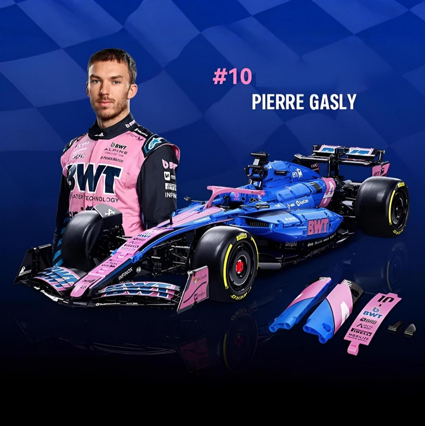 BWT Alpine Formula One Team A525 | CaDA C64012 - secundaire afbeelding 2