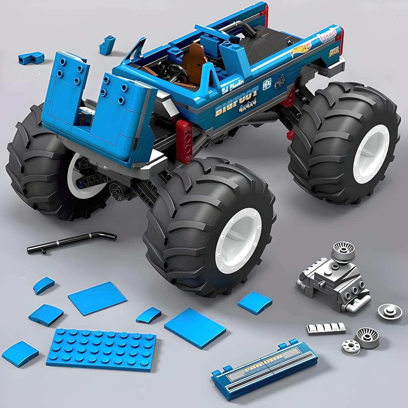 Bigfoot Monstertruck | MEGA Hot Wheels - secundaire afbeelding 1