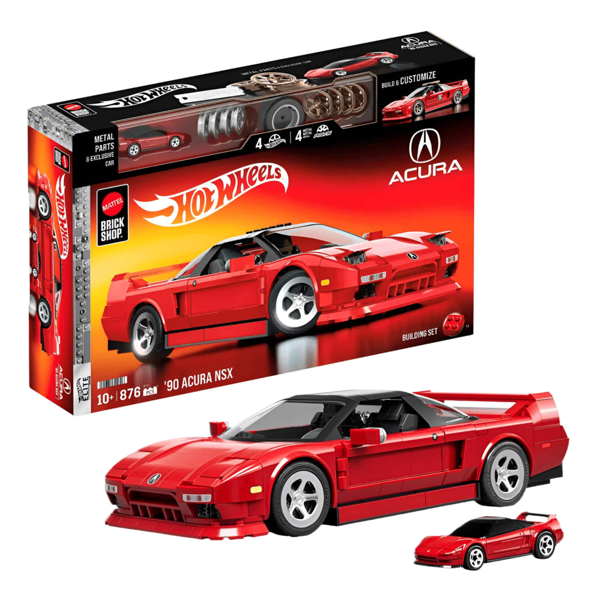 Honda NSX | Mattel Brick Shop Hot Wheels Elite Series™