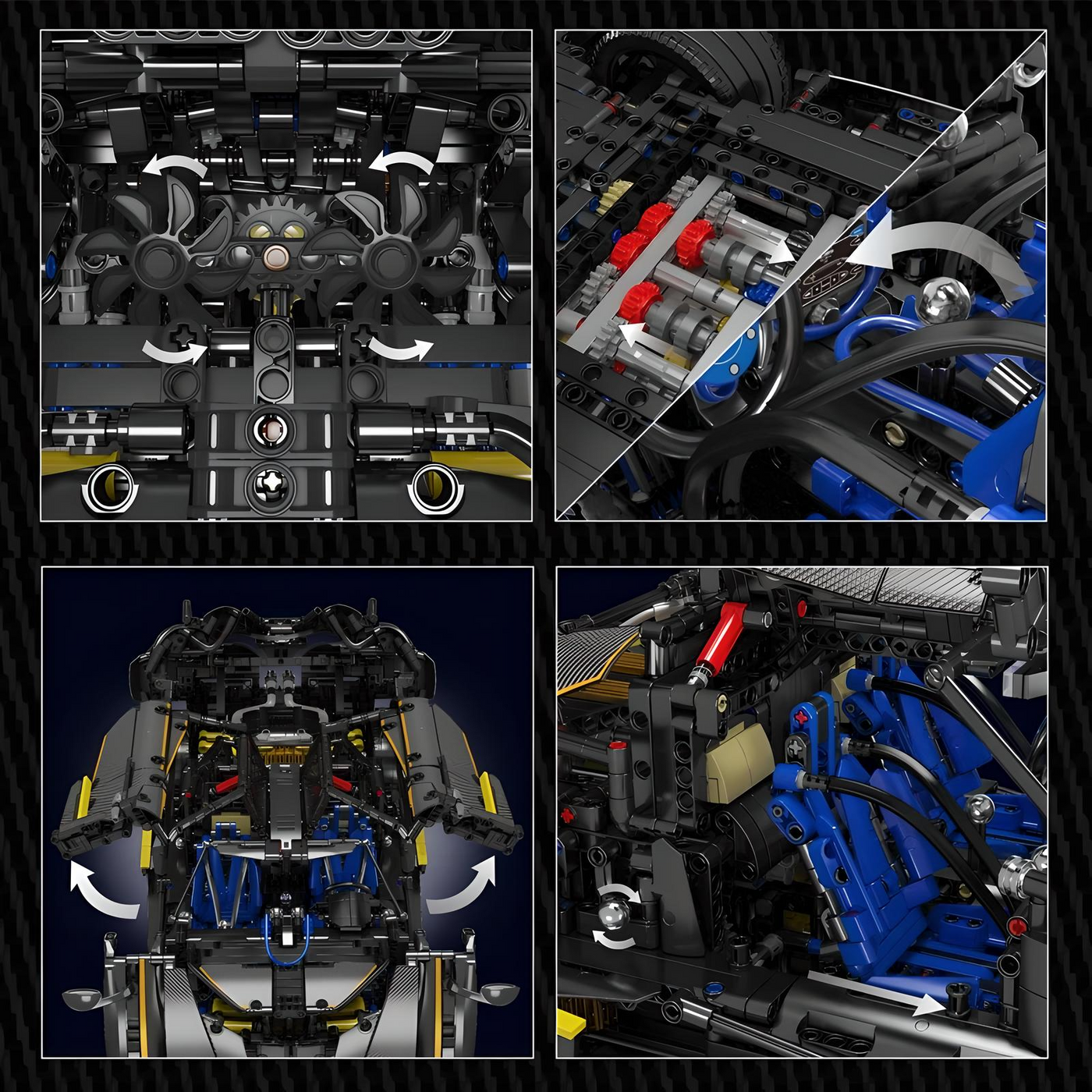 Pagani Huayra BC | Mould King 13182 - secundaire afbeelding 5