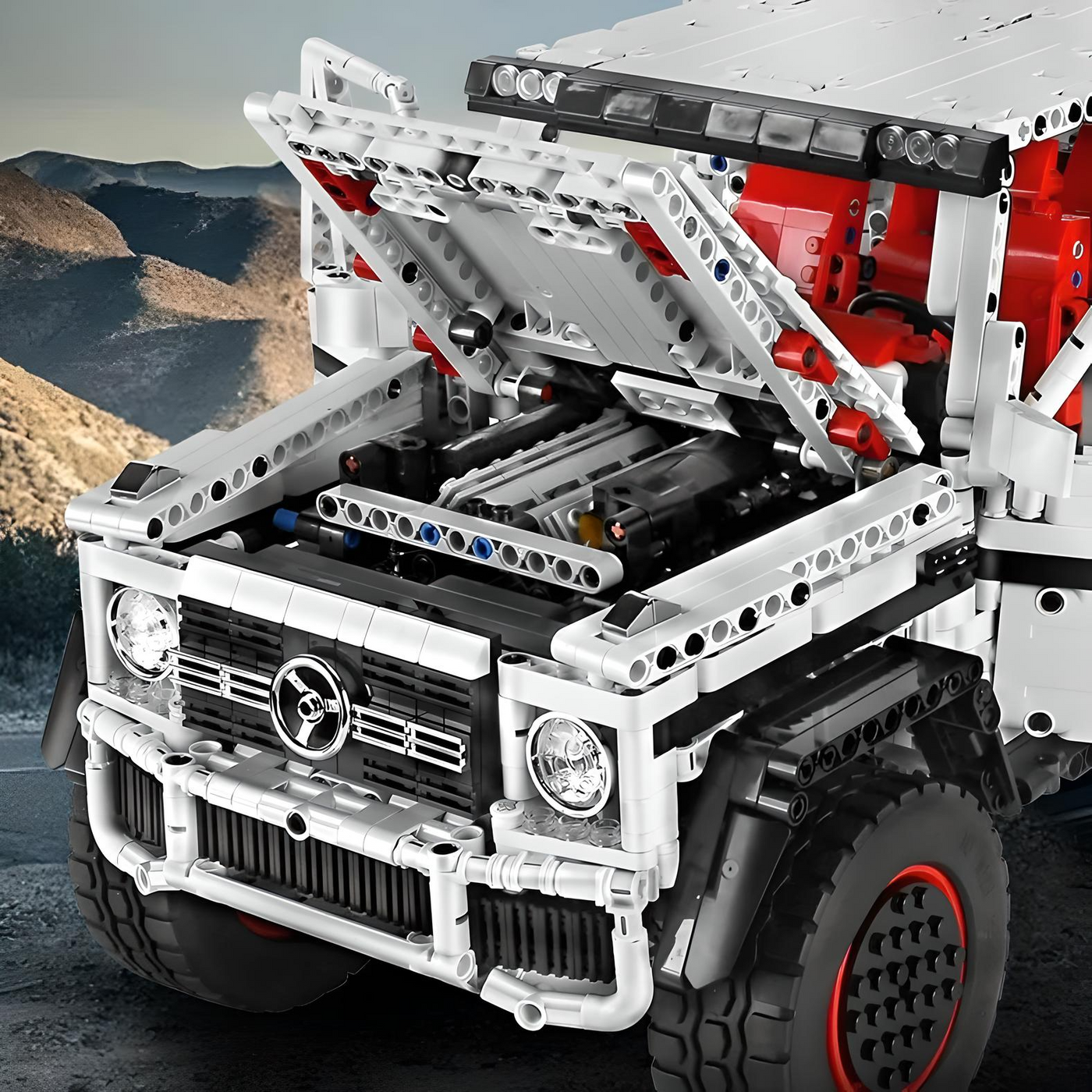 Mercedes-Benz G63 AMG 6×6 | Mould King 13061 - secundaire afbeelding 5