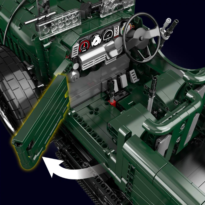 Bentley Blower | Mould King 13191 - secundaire afbeelding 5