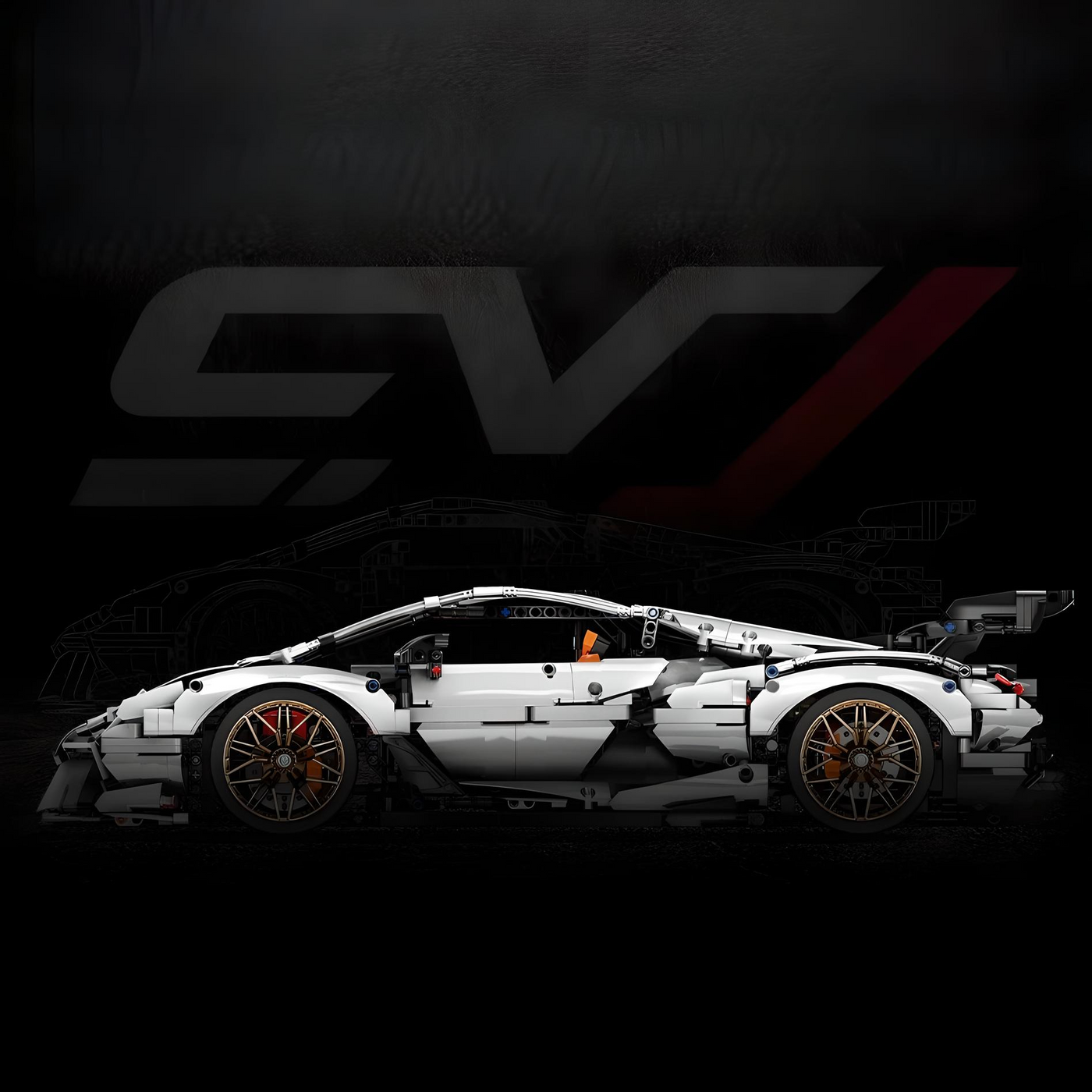 Lamborghini Aventador | SVJ Moyu Block MY8027 - secundaire afbeelding 4