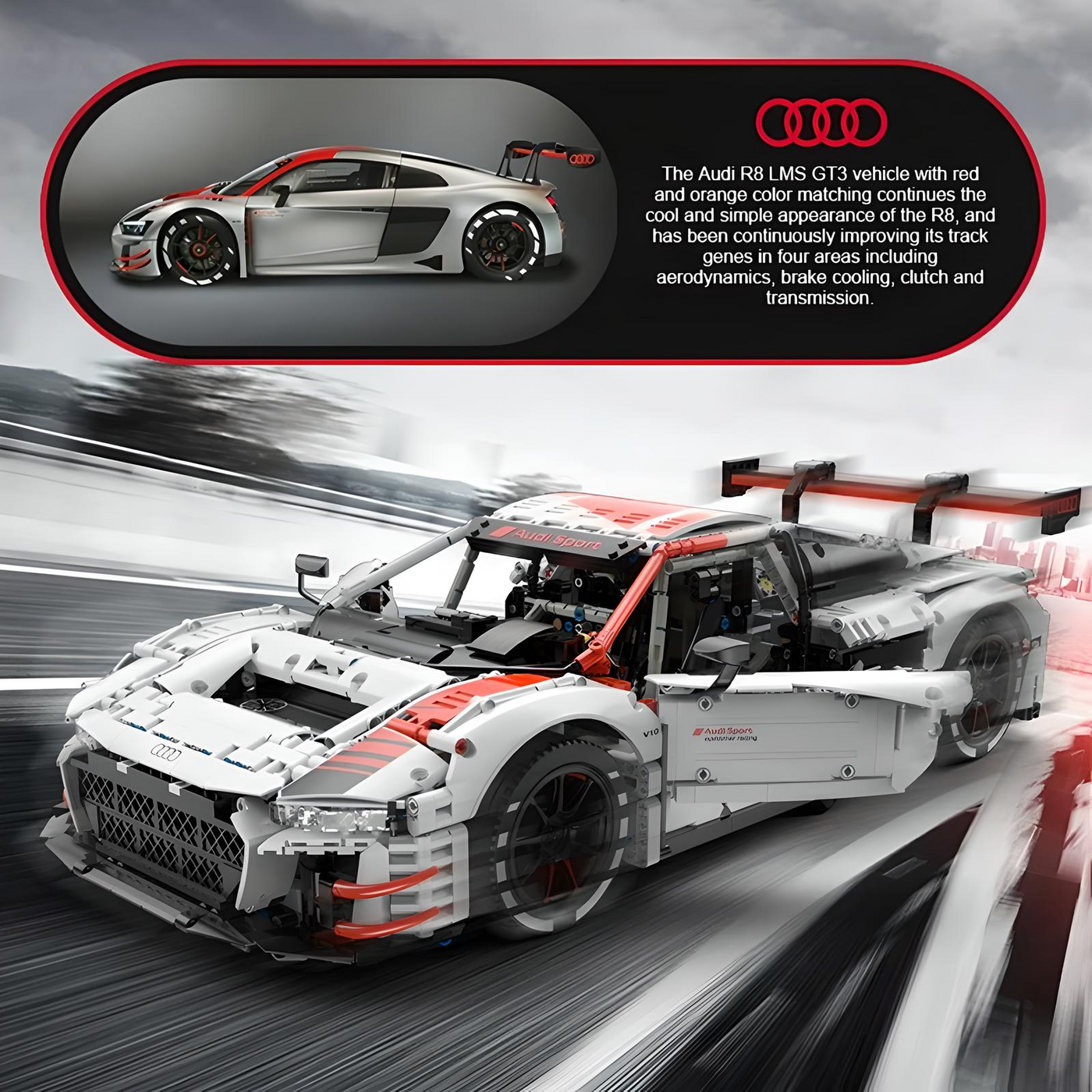 Audi R8 LMS GT3 | Rastar 99300/99310 - secundaire afbeelding 2